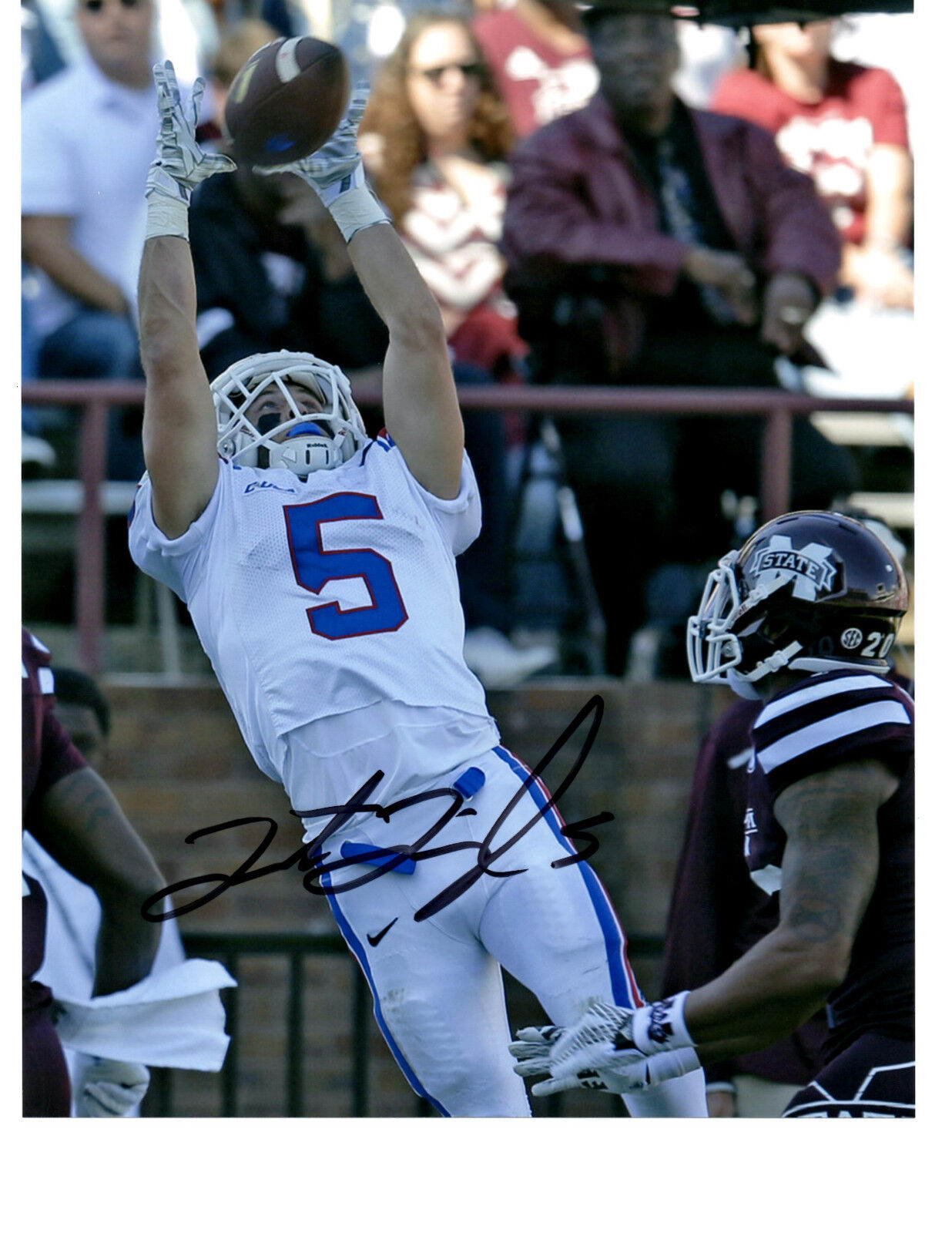 Trent Taylor Louisiana Tech Bulldogs signed autographed 8x10 football Photo Poster painting c