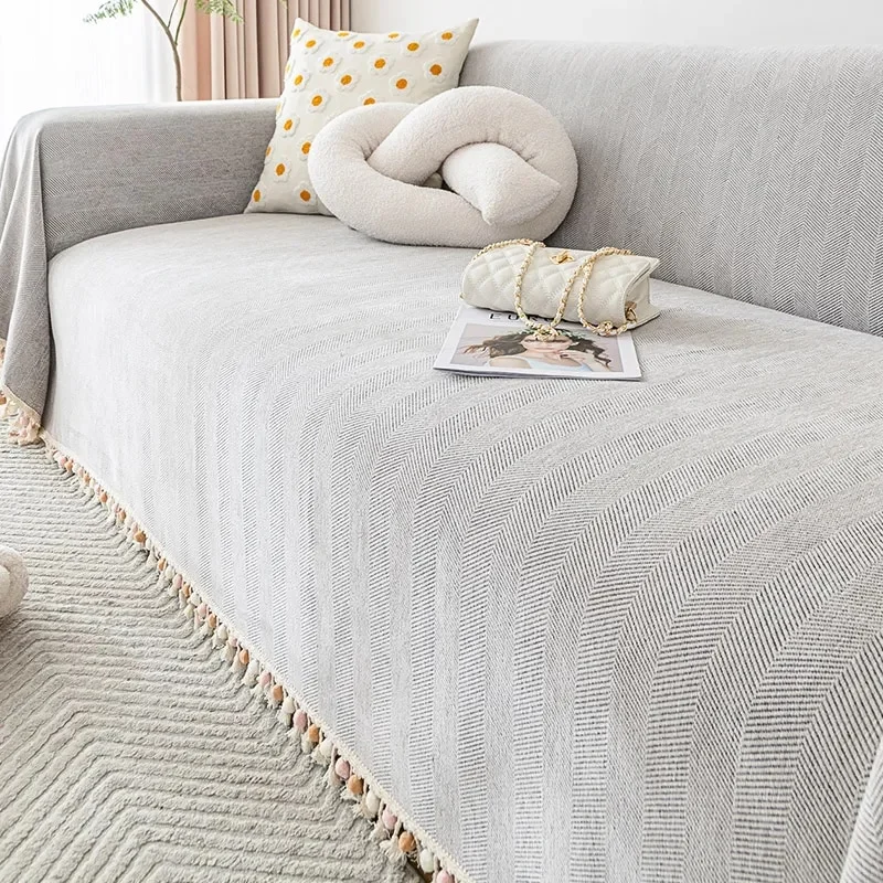 Nigikala Color Sofa Cover Blankets Chenille Sofa Cover for Living Room Modern Couch Protector Covers Soft Thicken Sofa Towel Decor