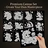 12Pcs DIY Pearl Painting Flying Horse for Home Wall Decor(15x15cm)