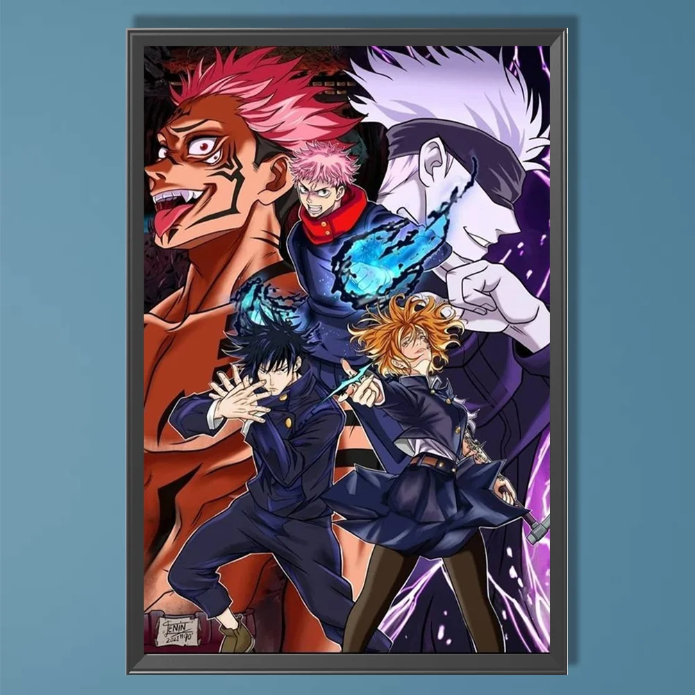 Diamond Painting - Full Round Drill - Jujutsu Kaisen(Canvas|40*60cm)