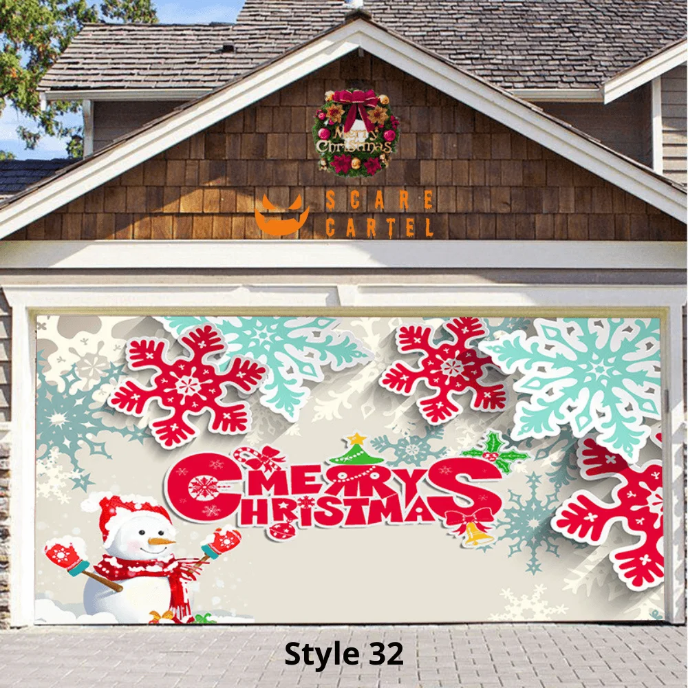 Christmas Garage Door Decoration