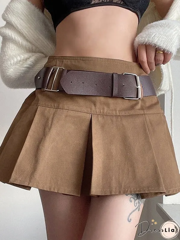 High Waist Slim Casual Skirt