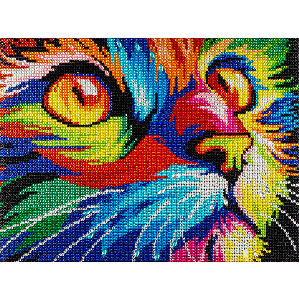 

Cat - Crystal Round Drill Diamond Painting - 40*30CM, 501 Original