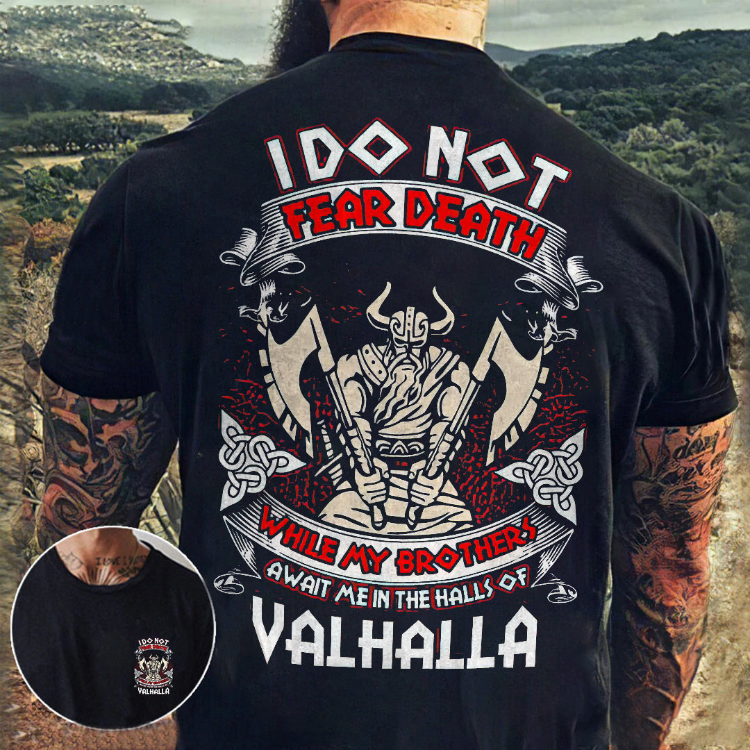 DO NOT FEAR DEATH Print Men's T-Shirt FitBeastWear