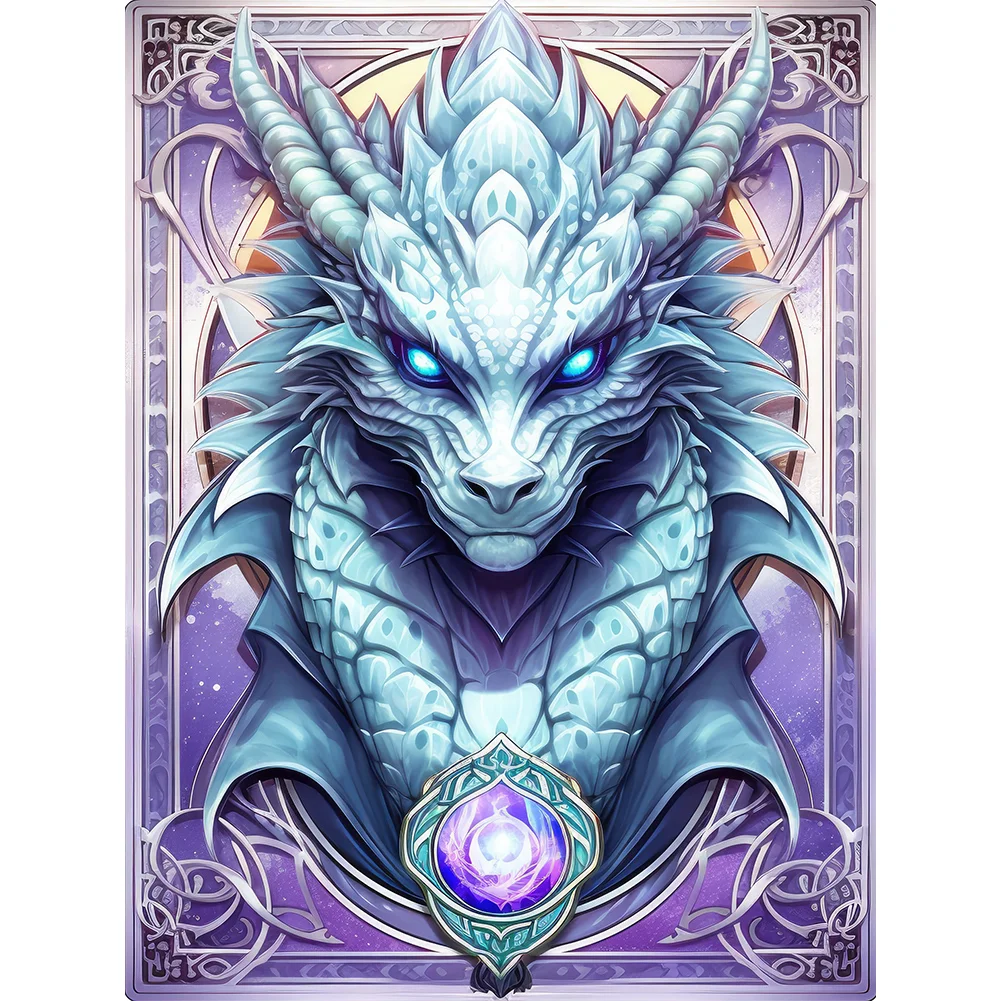 The Ice Dragon - Diamond Painting 