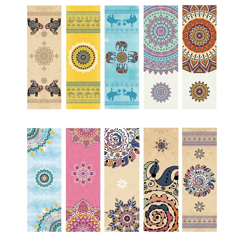 Ethnic Pattern Quick Drying Absorbent Sporting Yoga Towel