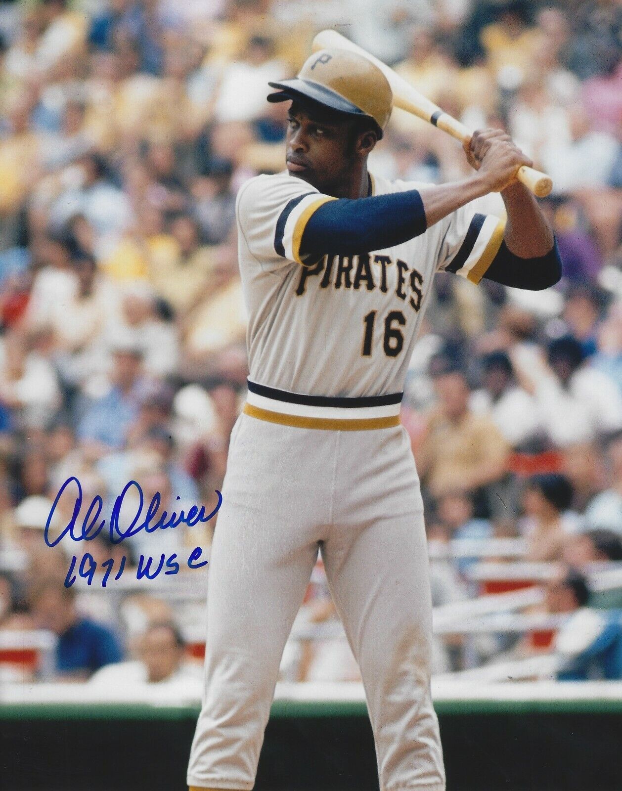 Autographed 8x10 AL OLIVER 71 WSC