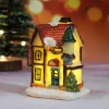 Christmas new Christmas decorations resin small house micro landscape resin house