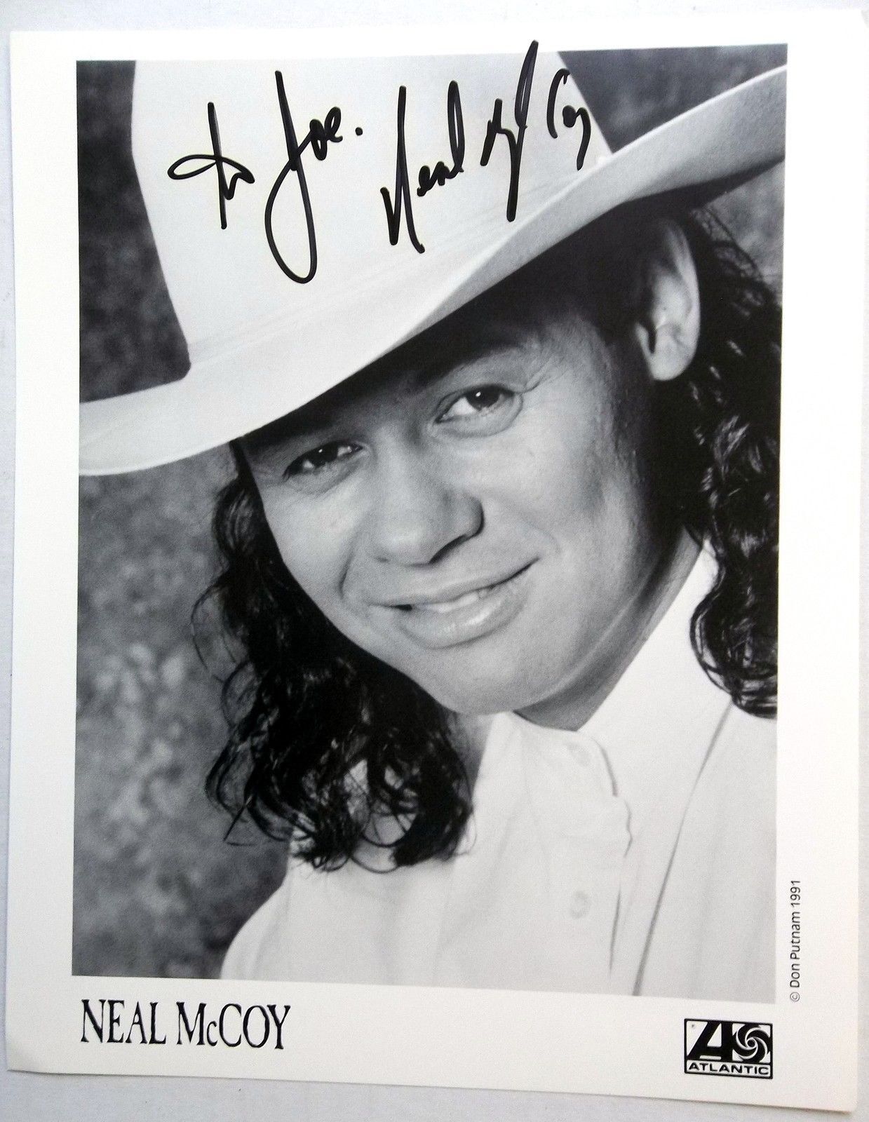 NEAL McCOY Autographed 8 x 10 promo Photo Poster painting 90's COUNTRY Western SINGER