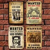 4PCS Wanted - Metal Tin Signs Set(8*12Inch)