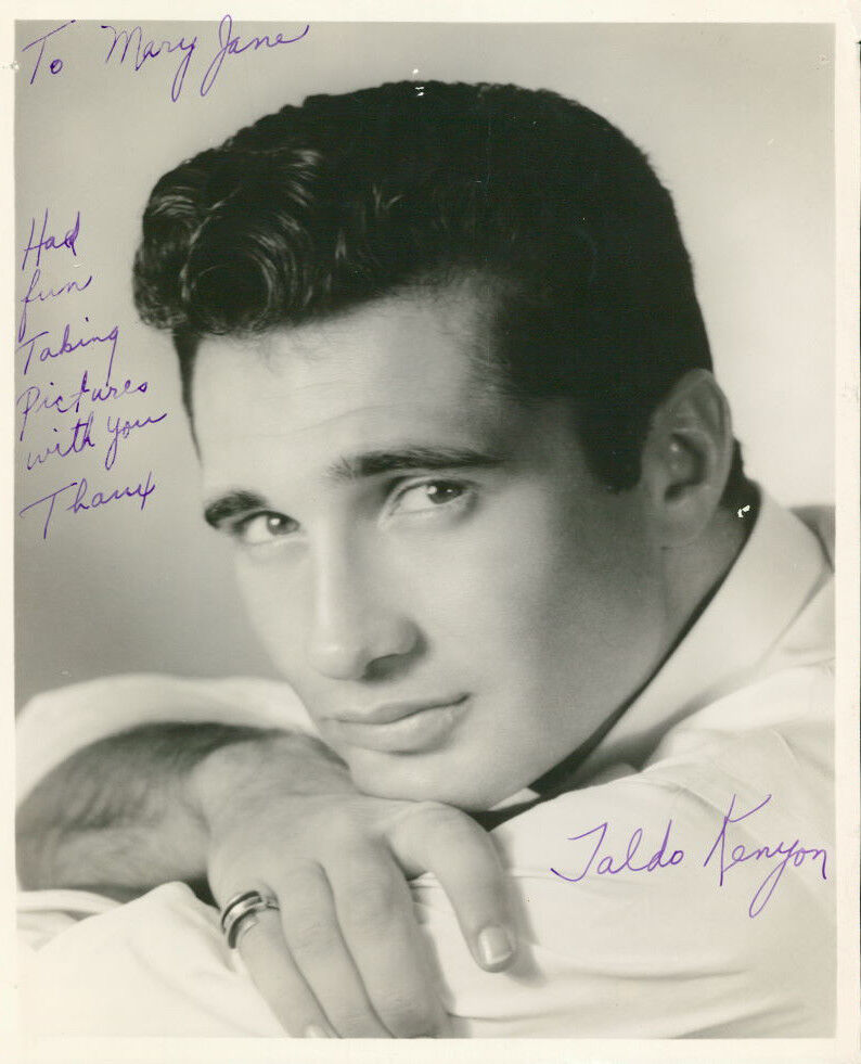 Taldo Kenyon (Vintage, Inscribed) signed 8x10 Photo Poster painting COA