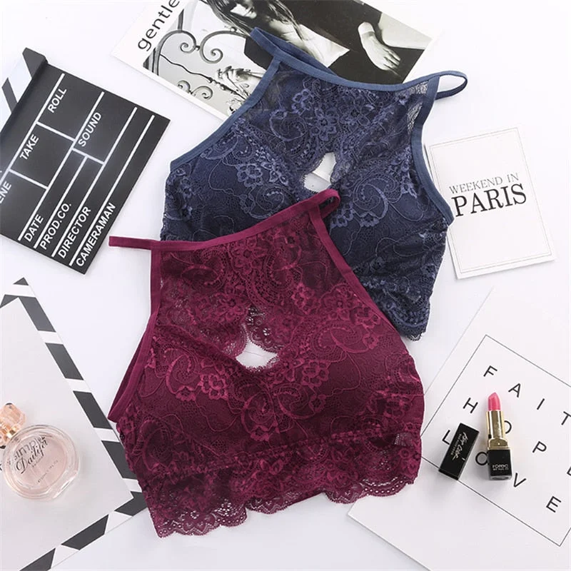 Sexy Lace Bra Corset Women Push Up Bralette Soft Seamless Wireless Lingerie Comfort Breathable Lenceria Underwear Soutien Gorge