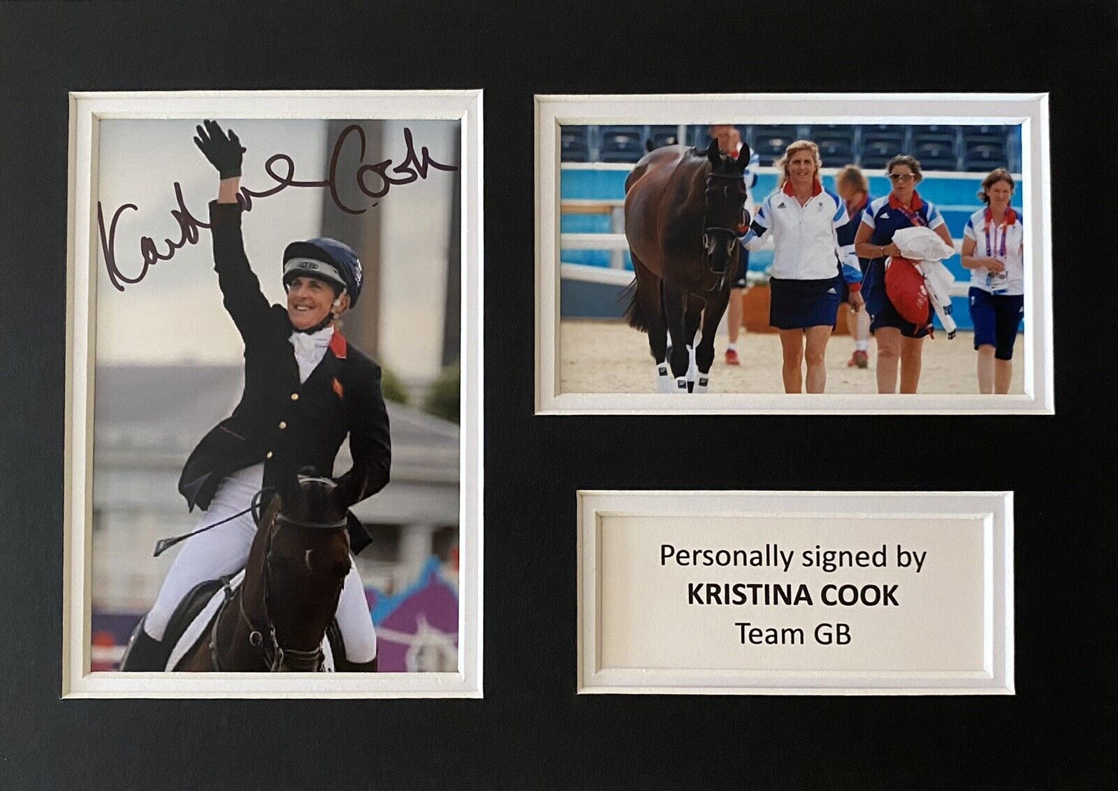 Kristina Cook Hand Signed Photo Poster painting In A4 Mount Display - Olympics - Team GB 2