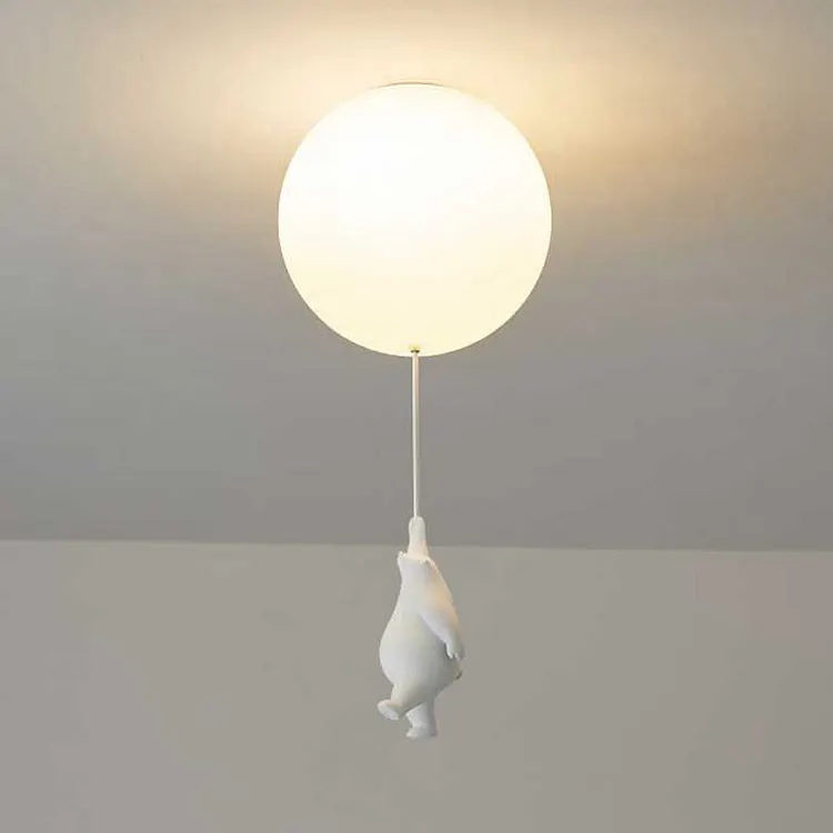 Fateh Bear Balloon LED Children Flush Mount Ceiling Light 3 Style