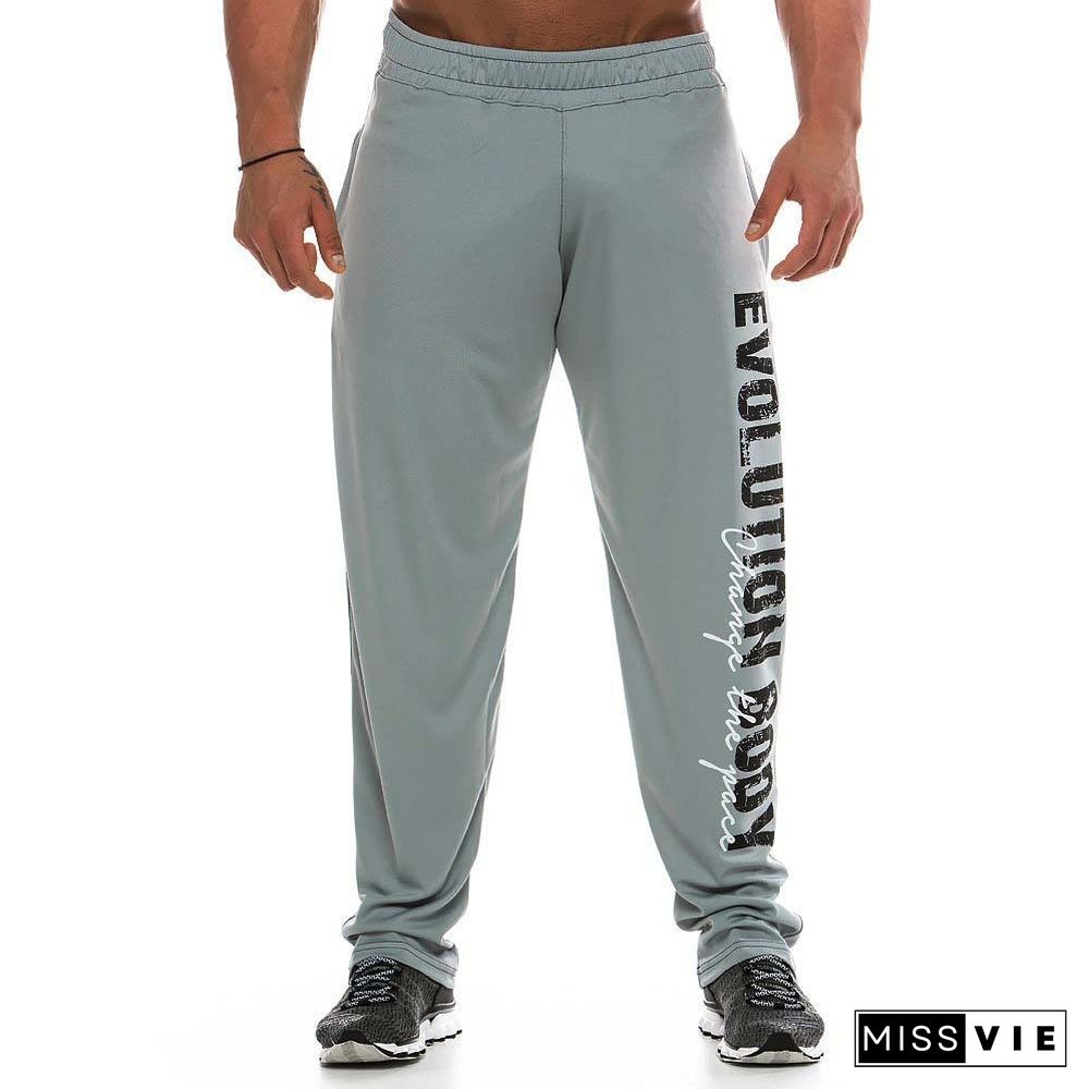 Loose Breathable Running Mens Sports Pants