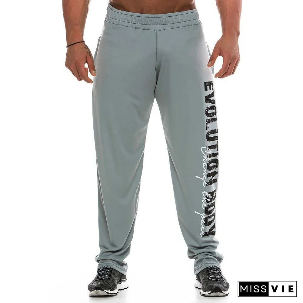 Loose Breathable Running Mens Sports Pants