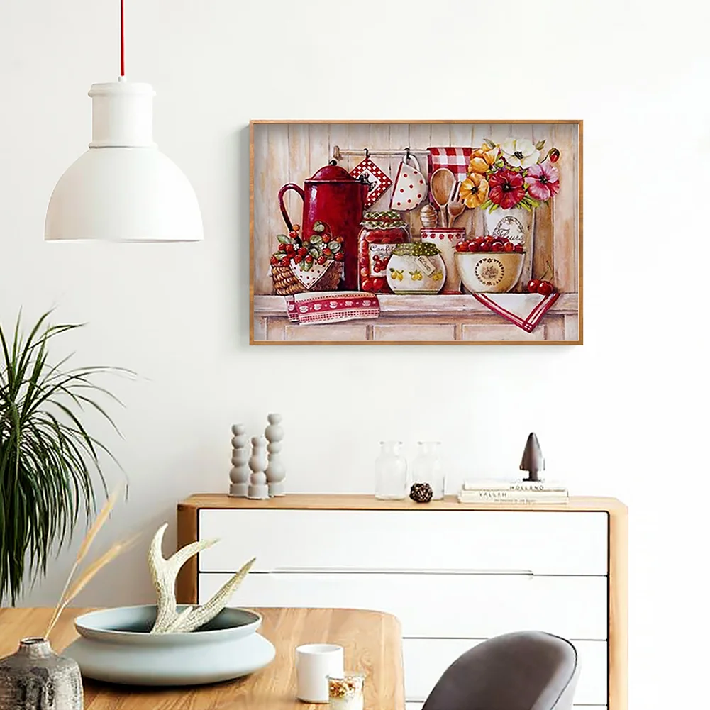 Diamond Painting - Full Round Drill - Cupboard(60*40cm)