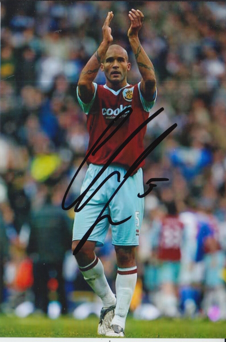 BURNLEY HAND SIGNED CLARKE CARLISLE 6X4 Photo Poster painting 4.