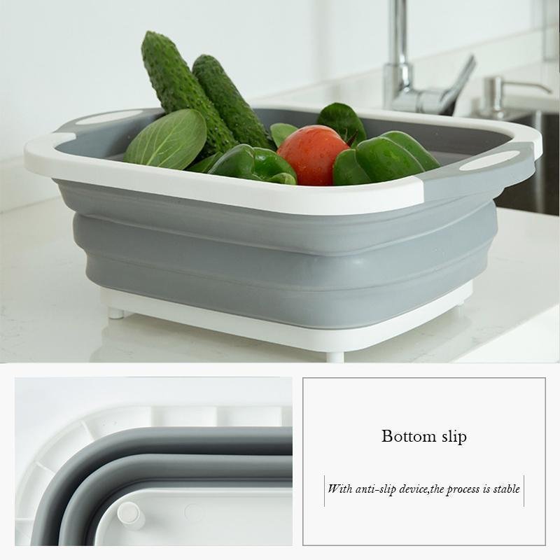 Portable Multifunction Collapsible Dish Tub