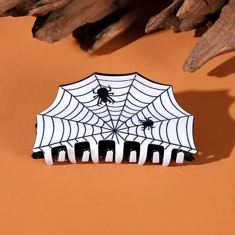Halloween Casual Minimalist Women’s Spider Spider Web Arylic Hair Claws