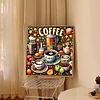 Diamond Painting-DIY Full Round Drill Coffee(40*40 CM)