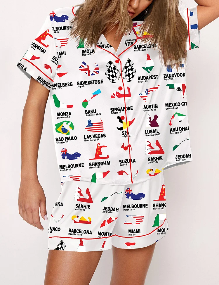 Women's Formula 1 2025 Season Pajama Set