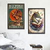 (US Only)3Pcs Dragon Printed Cross Stitch Kit 40x60cm DIY 11CT Thread Art Needlework