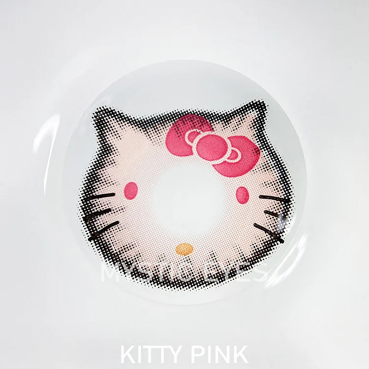 TITSY PINK KITTY EYE GEMS in pink