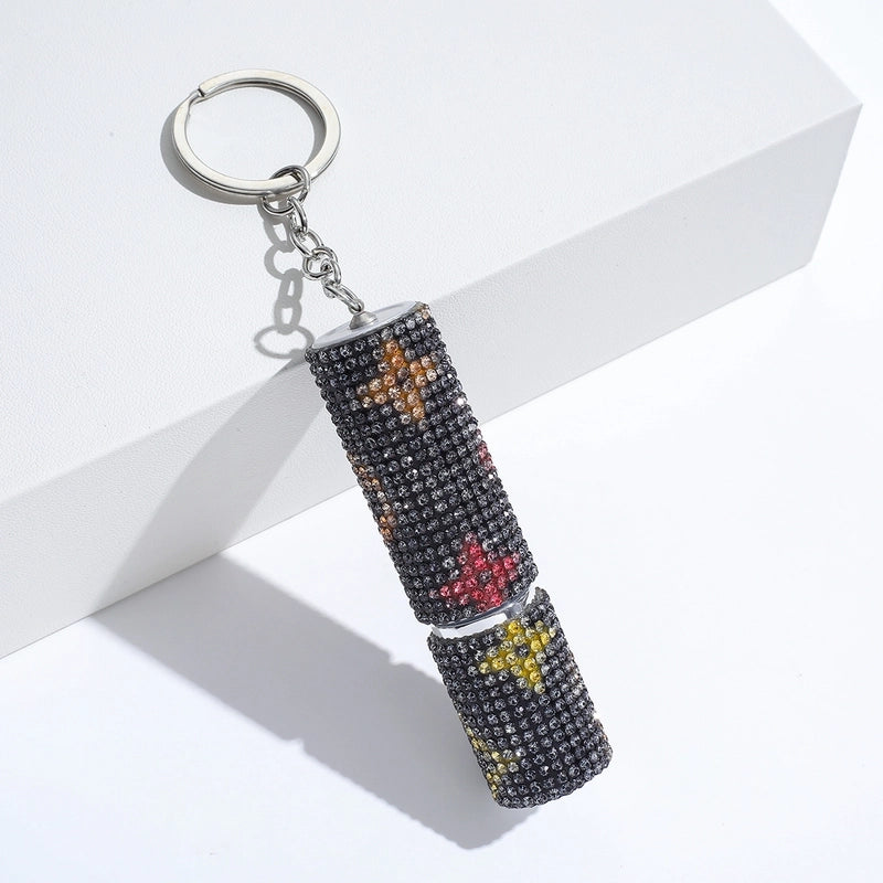 Luxurious Leopard Aluminium Alloy Crystal Women’s Keychain