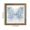 Diamond Painting Special Shaped Drill White Butterfly With Frame(8.46x8.46inch)