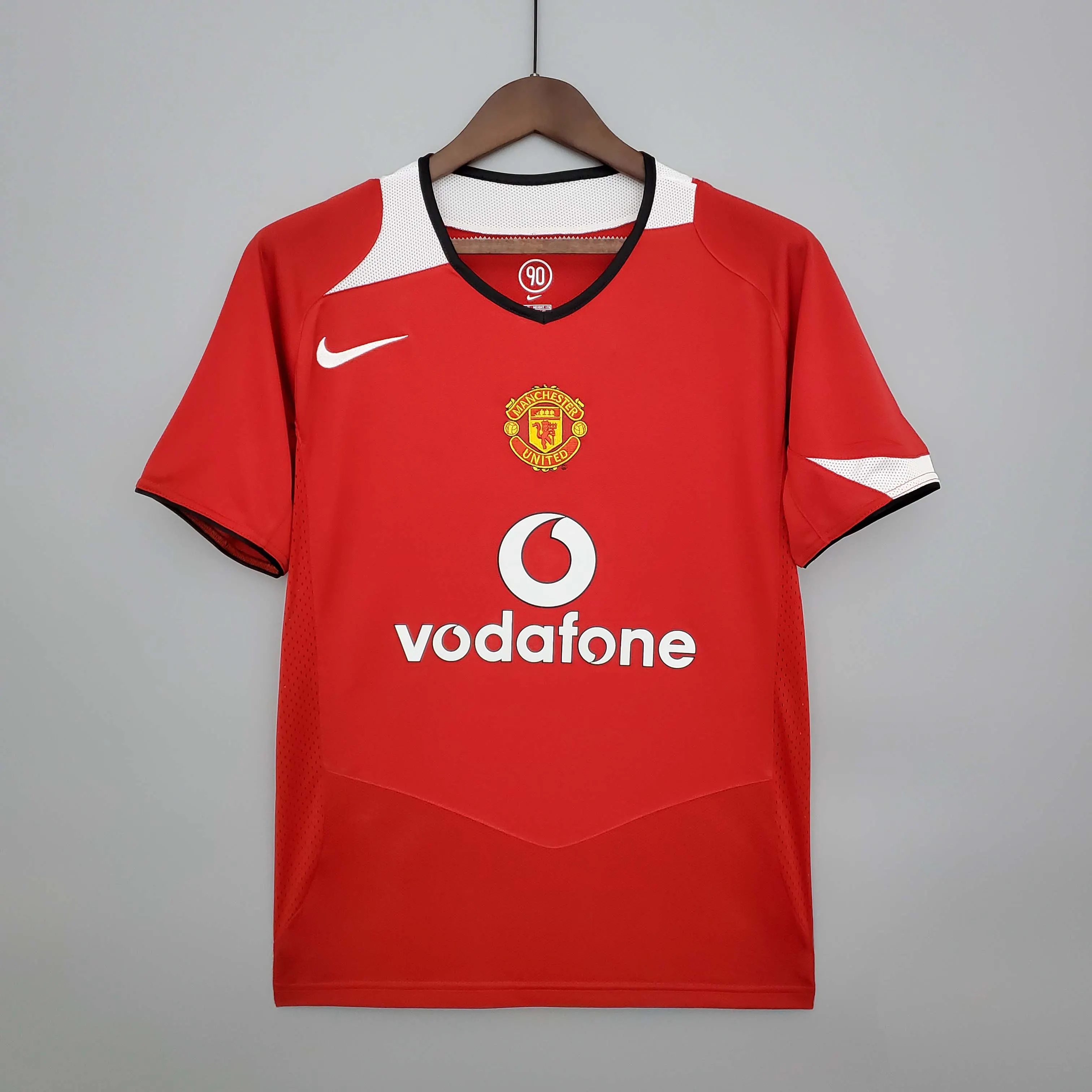 2004-2006 Retro Manchester United Home Football Shirt 1:1 Thai Quality