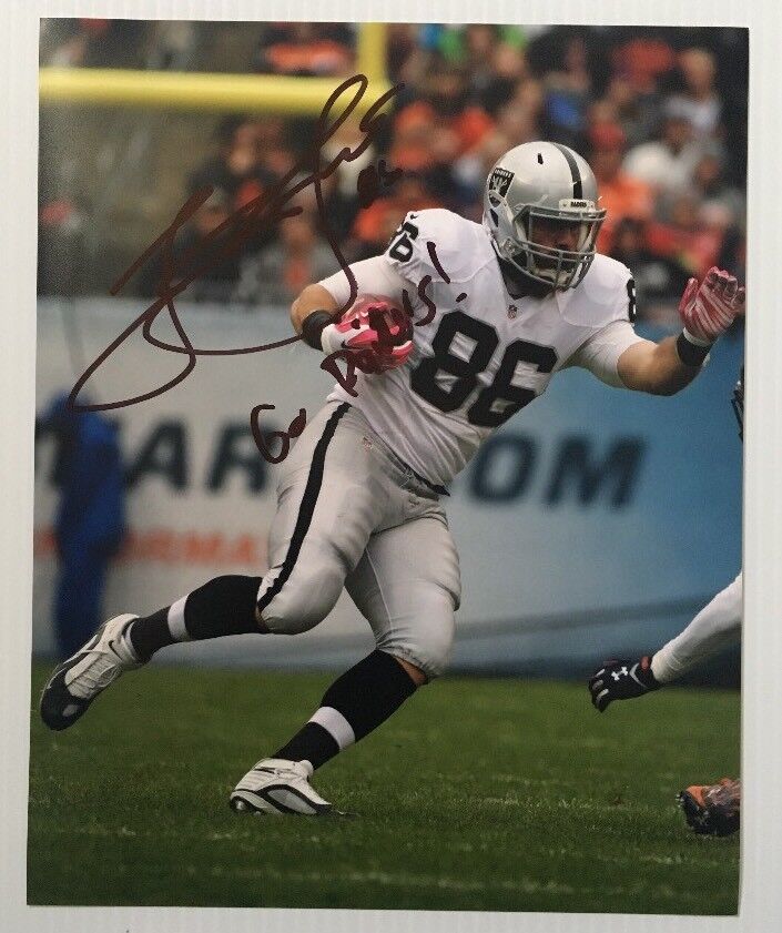 LEE SMITH Signed Autographed 8x10 Photo Poster painting Oakland Raiders 2