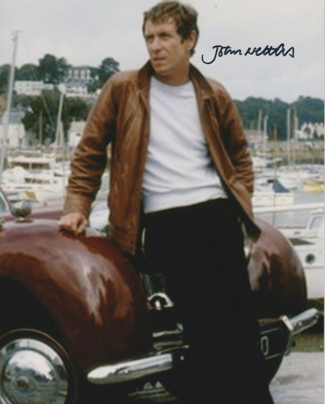 SALE!! John Nettles signed Photo Poster paintinggraph - Bergerac - Q126