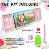 DIY Calendar Diamond Painting Calendar Kit Diamond Art Paper Desk Calendar Kit