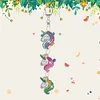 DIY Unicorn Diamond Painting Double-Sided Keychain