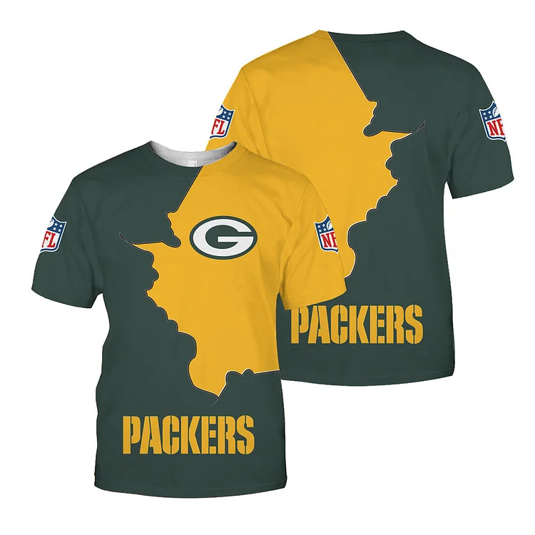 Green Bay Packers All Over Print T-Shirt