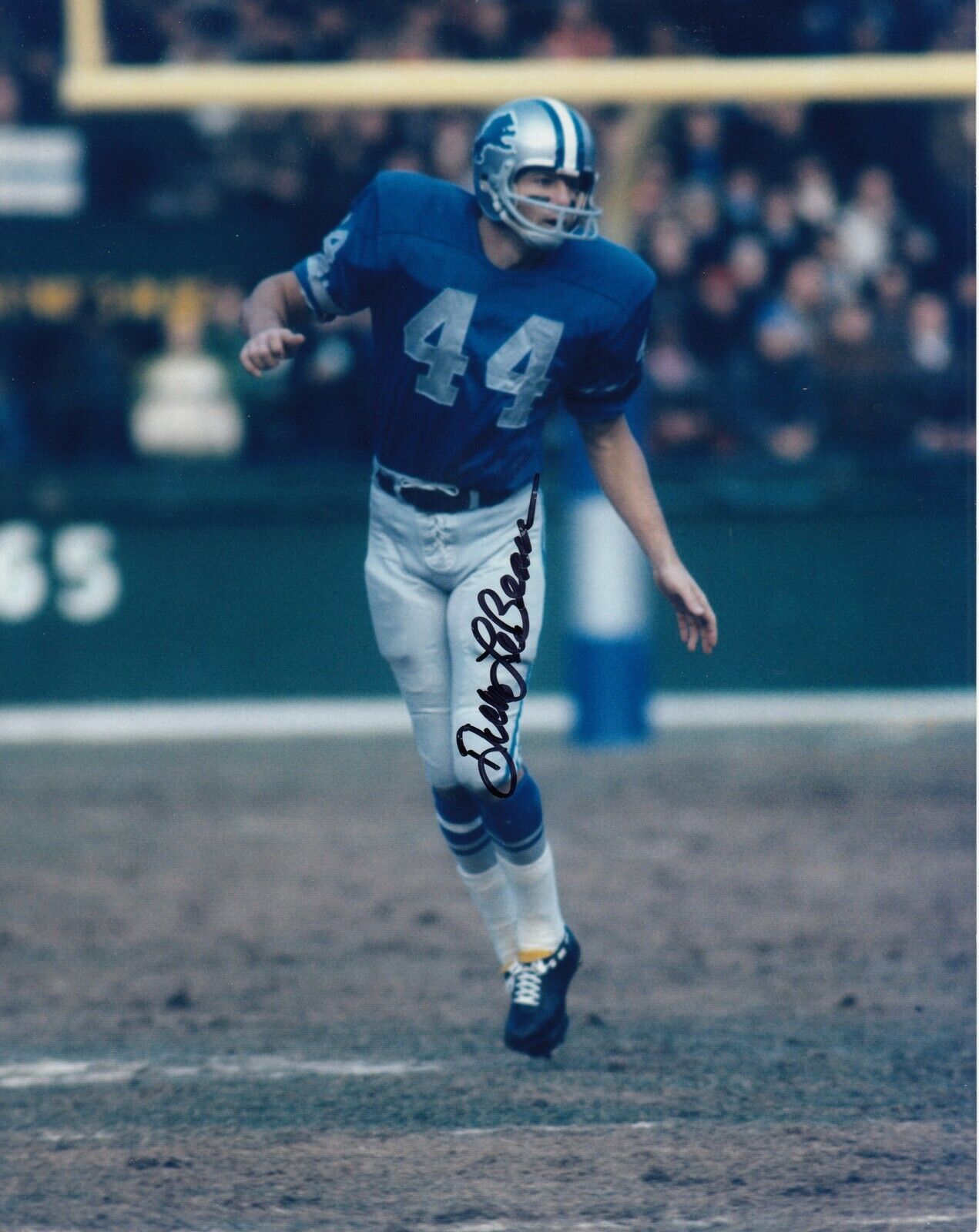 Dick LeBeau #10 8x10 Signed Photo Poster painting w/ COA Detroit Lions