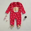 Christmas Baby Boy Girl Jumpsuit Red Playsuit