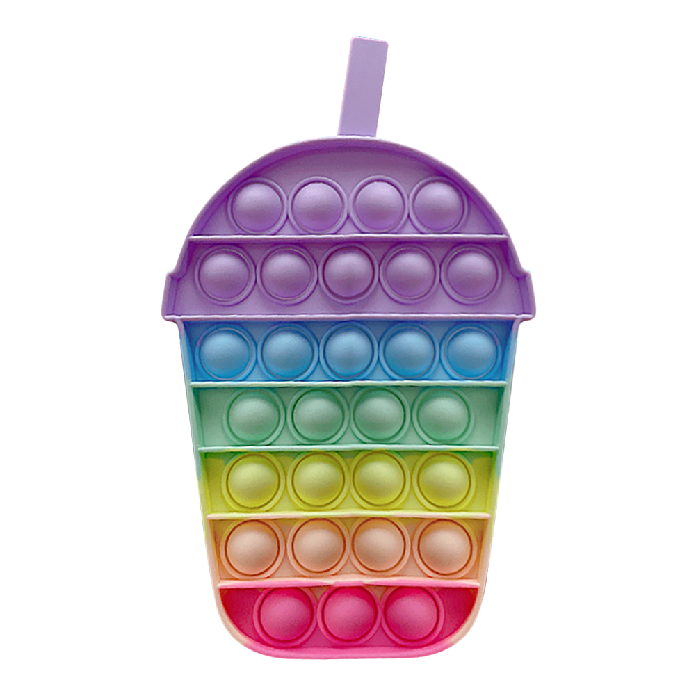 

Anti-Stress Milk Tea Cup Push Bubble Relax Press Board Multi-functional Mat, 501 Original