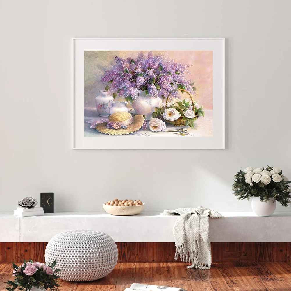 Diamond Painting - Full Round Drill - Flower