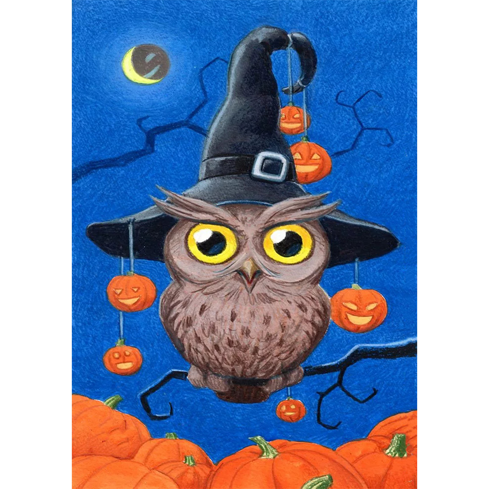 

Owl - Round Drill Diamond Painting - 30*40CM, 501 Original