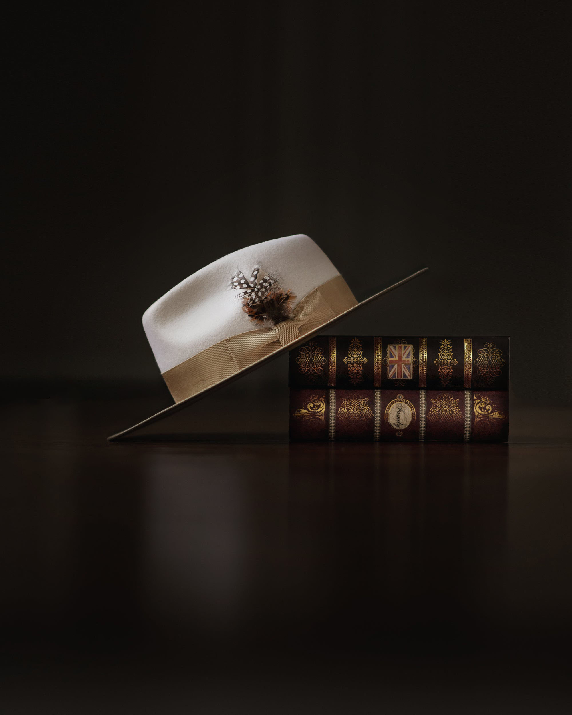 Eerguson Fedora - Ivory [Fast shipping and box packing]