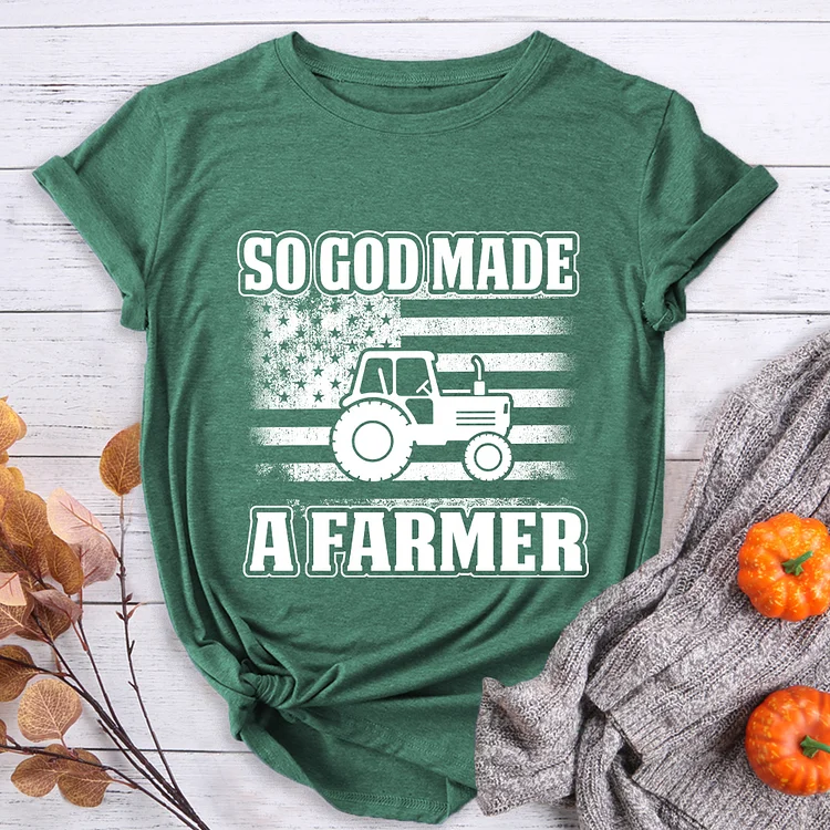 Local So God Made A Farmer Love T-shirt - BSTCAH2017