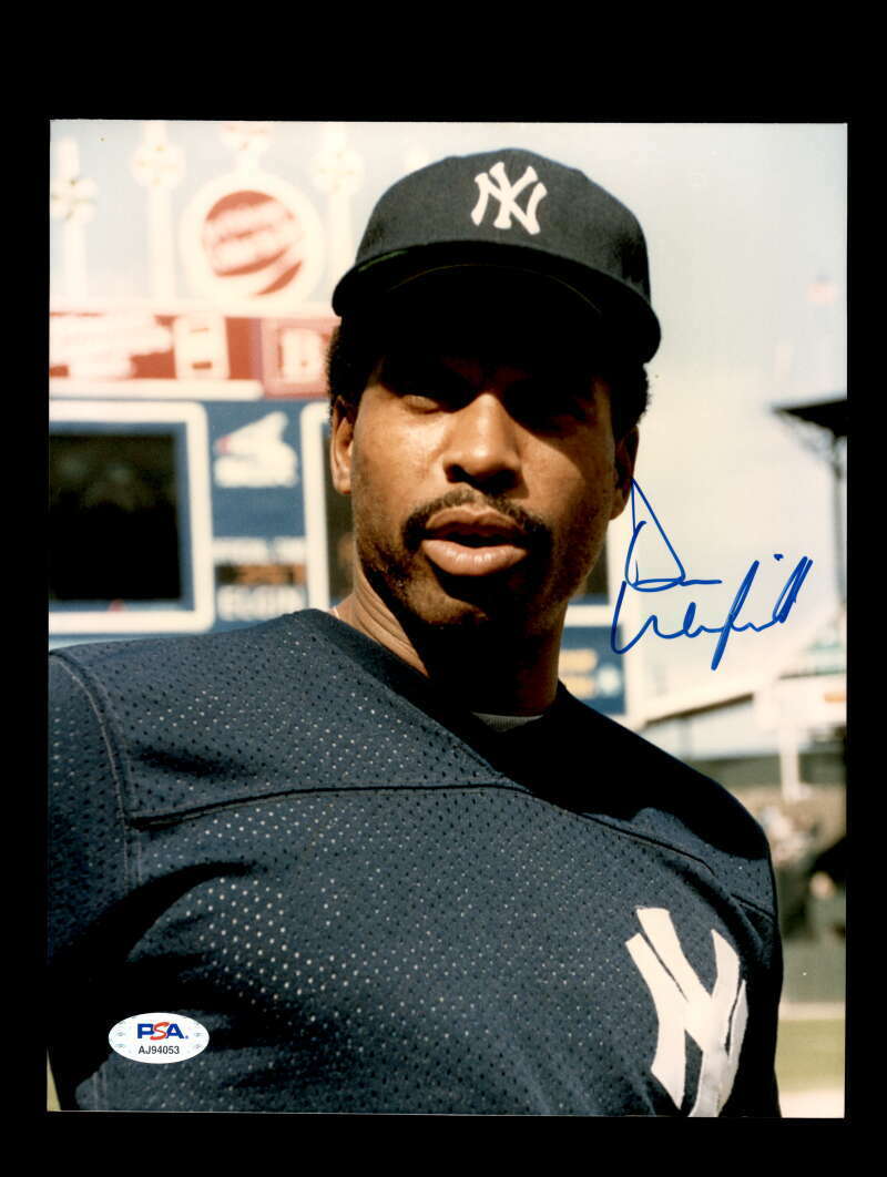 Dave Winfield PSA DNA Coa Signed 8x10 Photo Poster painting Yankees Autograph