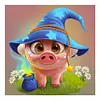 Diamond Painting -DIY Round Drill Cute Pig