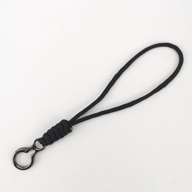Key Chain 8-character Buckle Hand-woven Umbrella Rope Wrist Lanyard Racket Buckle Anti-loss Rope Car Household Tools Anti-loss