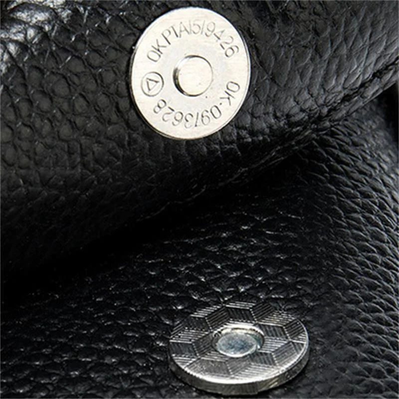 Men's Leather Shoulder Bag Business Casual Flip Type Crossbody Bag