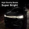 Car Hood LED Light Bar New Start Scanning Streamer Light Hood Light Center Grid Atmosphere Light Hood Light Super Bright Light Guide Light