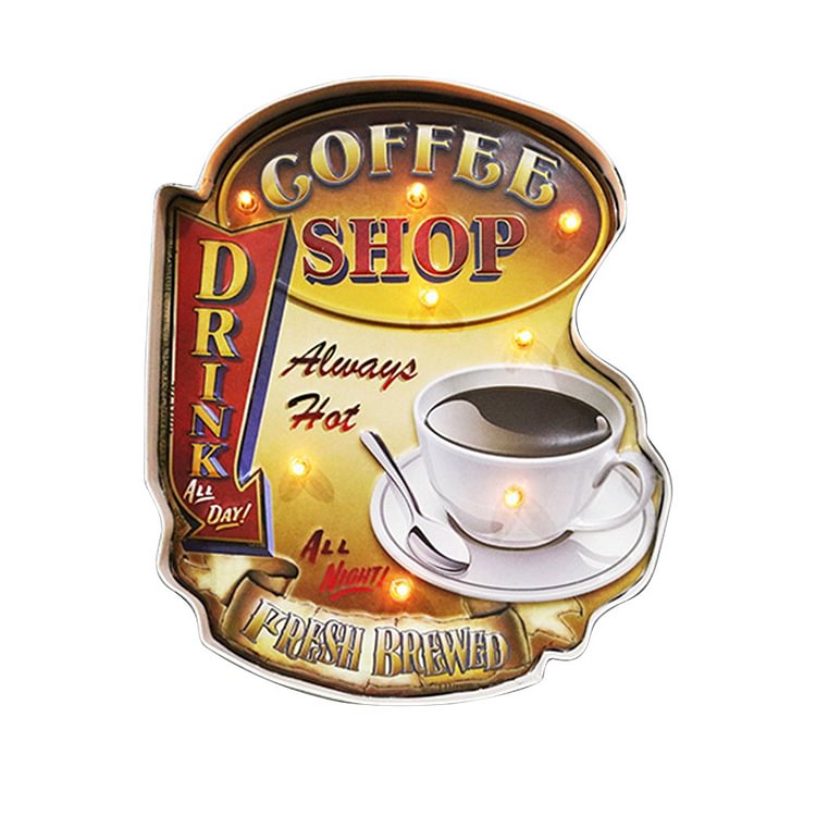 Coffee - LED Signs（14.96*12.6inch）