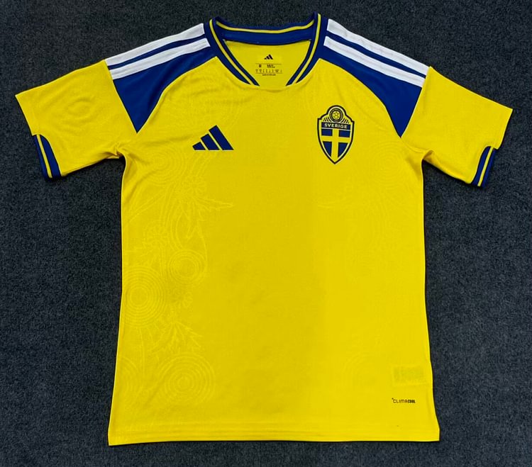 2025-26 Swedish Home Yellow Jersey - Fan Edition